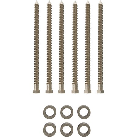 Ekena Millwork Barnfold 4-Door 1/2" Extension Kit, White Bronze GB6007M4EWZ